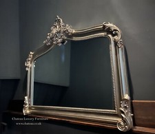 French Antique Silver Ornate