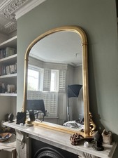 gold over mantle mirror 127cmx