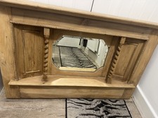 Antique Pine Over Mantle