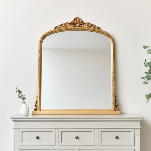 Antique gold ornate - ornate, arch