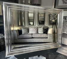 Large Bright Silver Chrome